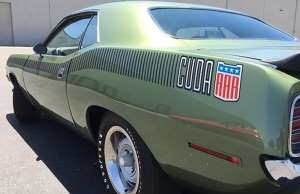 1970 plymouth barracuda rear three quarte headerr - Automobile Magazine Staff